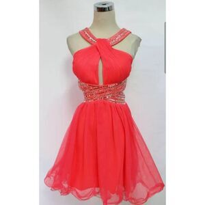 BLONDIE NITES Pink Cocktail Party Prom Dress